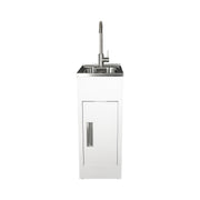 Aquatica Laundry Tub 360mm, Door Model, Gooseneck Mixer Mains Pressure (CLUBTUB360 GN MP SF)