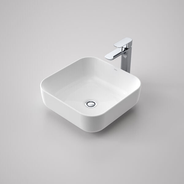 Caroma Tribute Above Counter Basin - Square 390mm (874400W)