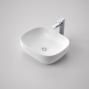 Caroma Tribute Above Counter Basin - 480mm Curved Rectangle (874900W)