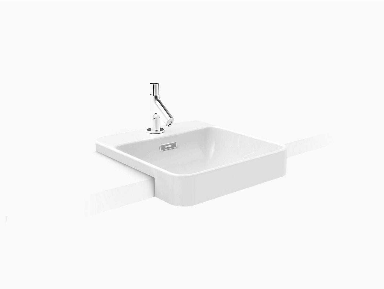 Kohler Forefront Square Semi-Recessed Basin (98930X-1-0)