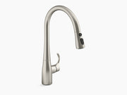 Kohler Simplice Pulldown Kitchen Mixer Vibrant Stainless (596T-4E-VS)