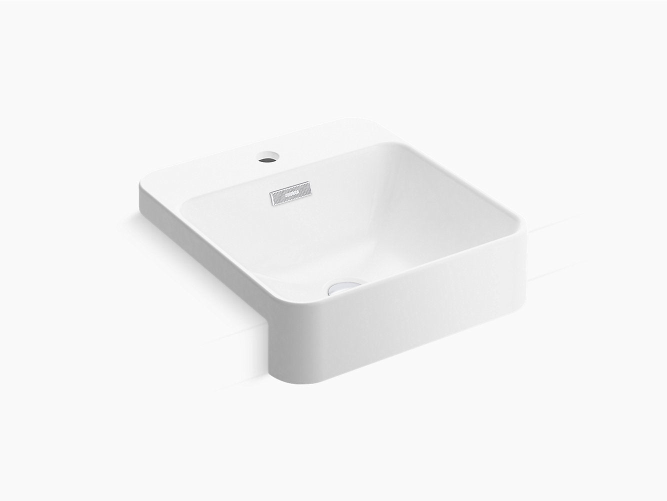 Kohler Forefront Square Semi-Recessed Basin (98930X-1-0)