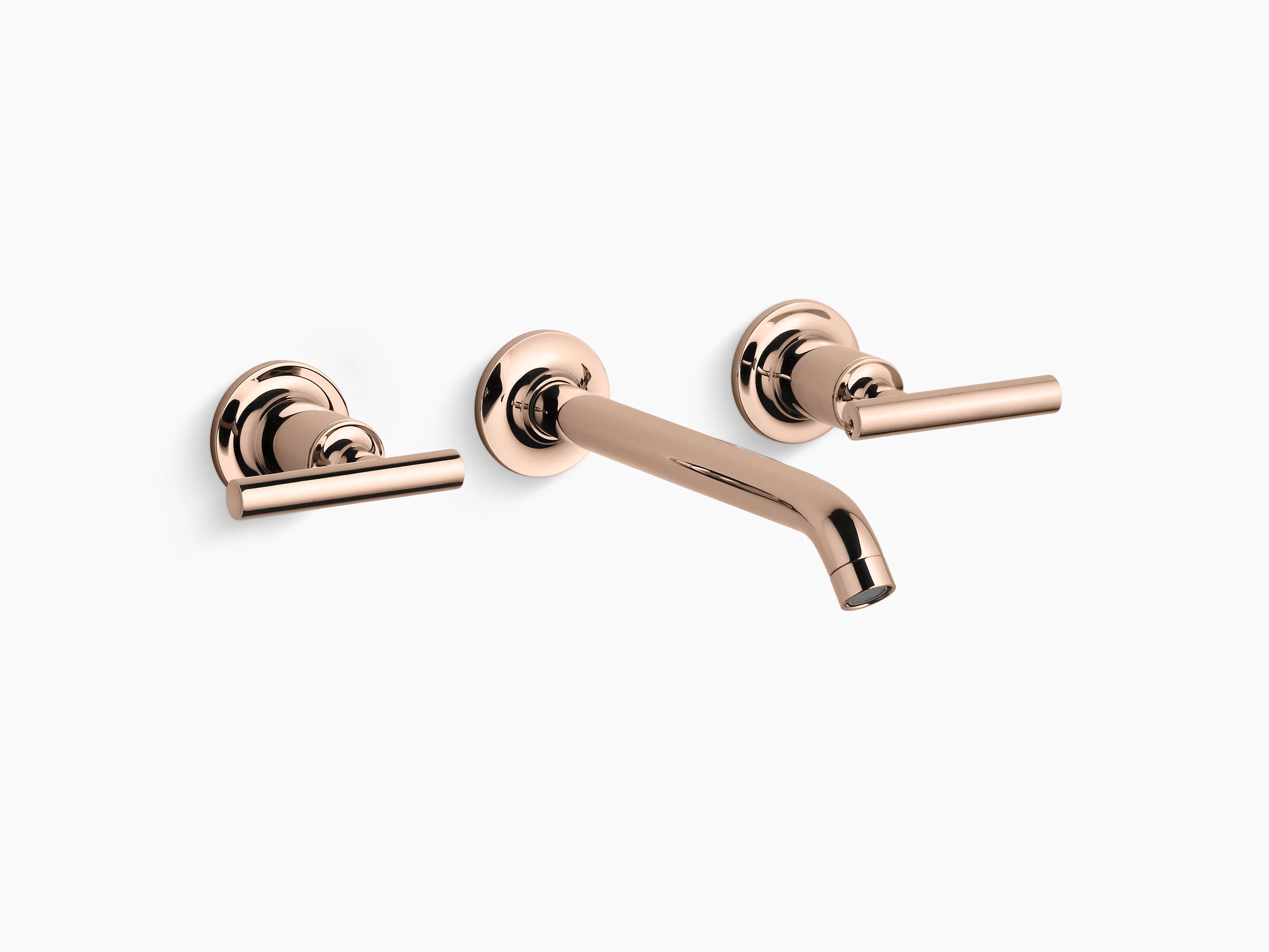 Kohler Purist WM Basin Set with 210mm Spout Rose Gold (14415A-B4-RGD)