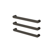 Nora Firenze Heated Towel Rail Single Bar W650×H80×D50mm Gun Metal (DLS02-GM-650)