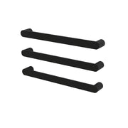 Nora Firenze Heated Towel Rail Single Bar W650×H80×D50mm Matte Black (DLS02-MB-650)