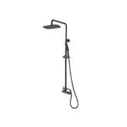 Nora Rain Shower Electro-Plated Black Square (DZ-8927PB)