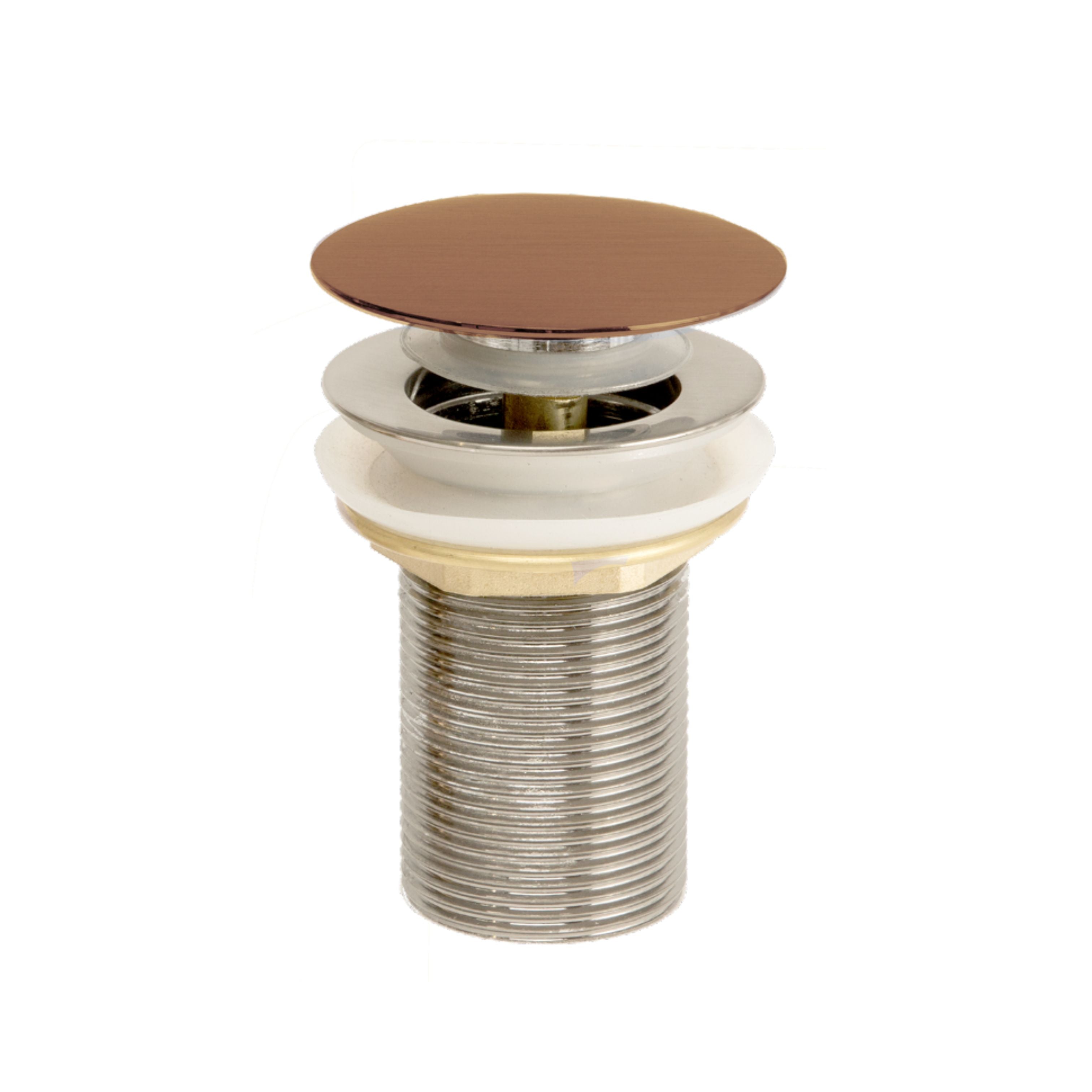 Waterware Clikclak Pop-Up Dome Waste Brushed Copper (FW9269BC)