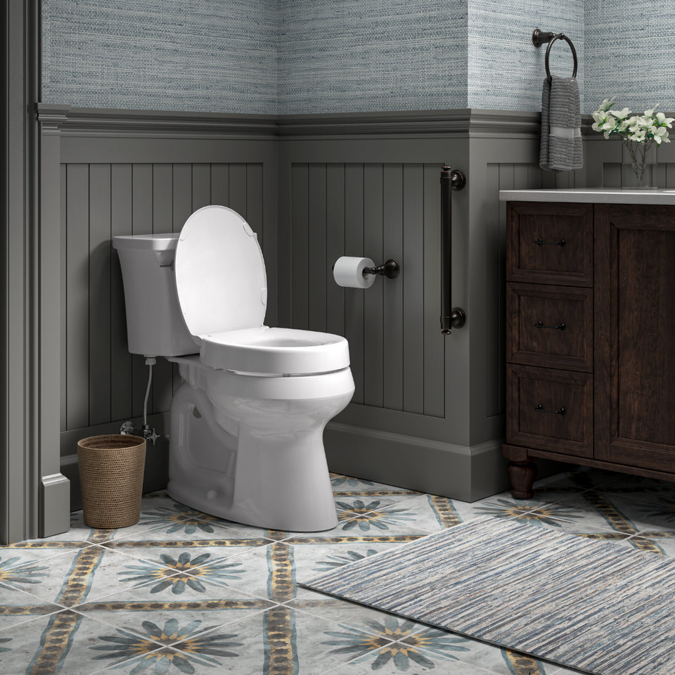 Kohler Hyten® Elevated Quiet-Close™ Round-Front Toilet Seat (25876-0)