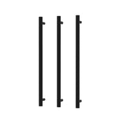 Nora Venezia Heated Towel Rail Single Pole Round H900*D10*∅38mm Matt Black (ICR01-MB-900)