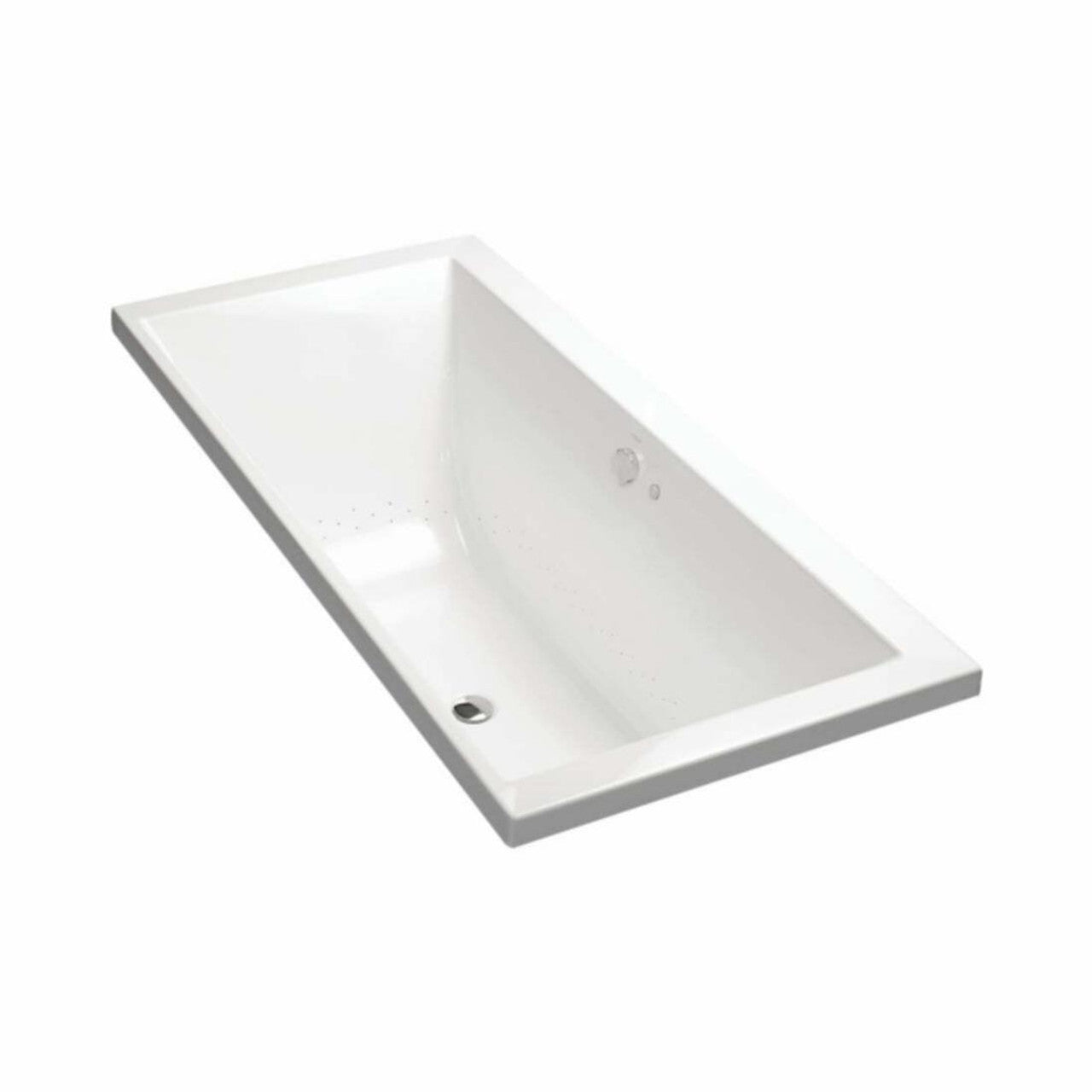 Kohler Evok Drop-In Bubble Massage Bath Acrylic White (18263A-GAB-0)