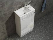 Nora Modena Floor Standing Vanity White W450*D260*H830 (LDJA450WMC)