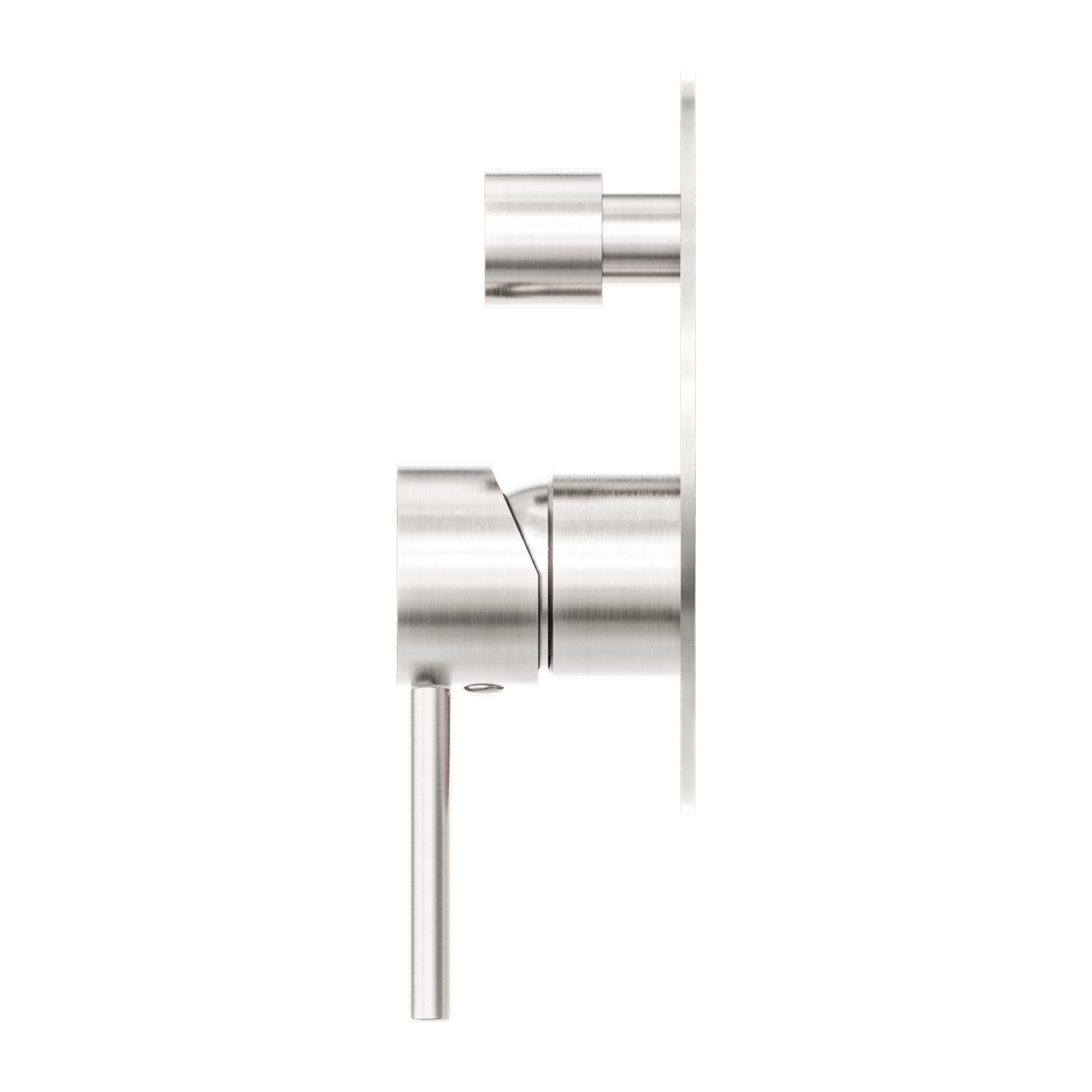 Nero Dolce Shower Mixer With Divertor Brushed Nickel (NR250811ABN)