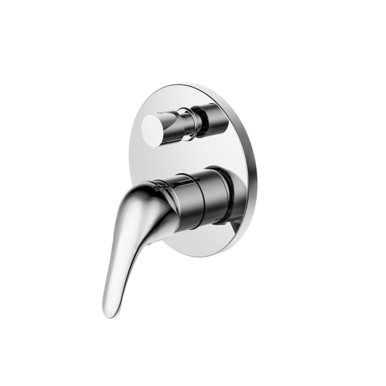 Nero Classic Shower Mixer With Divertor Chrome (NR110009aCH)