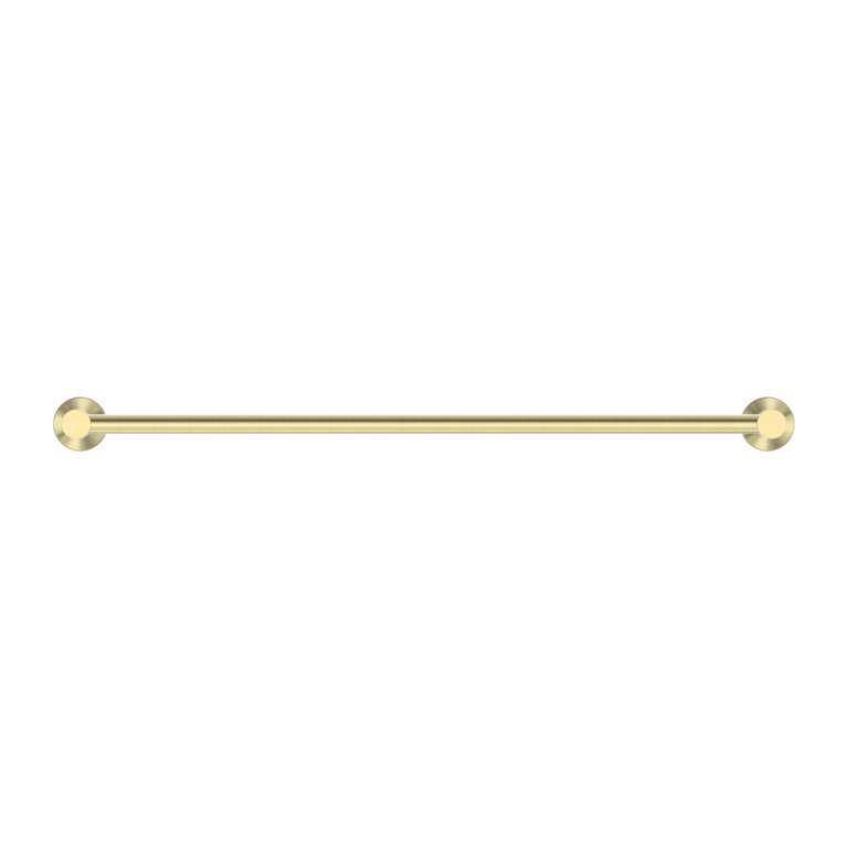 Nero Mecca Single Towel Rail 800mm Brushed Gold (NR1930BG)