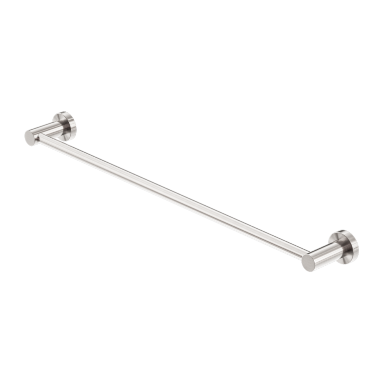 Nero Mecca Single Towel Rail 600mm Brushed Nickel (NR1924BN)