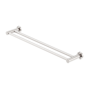Nero Mecca Double Towel Rail 800mm Brushed Nickel (NR1930DBN)