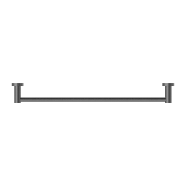 Nero Mecca Single Towel Rail 800mm Gun Metal (NR1930GM)