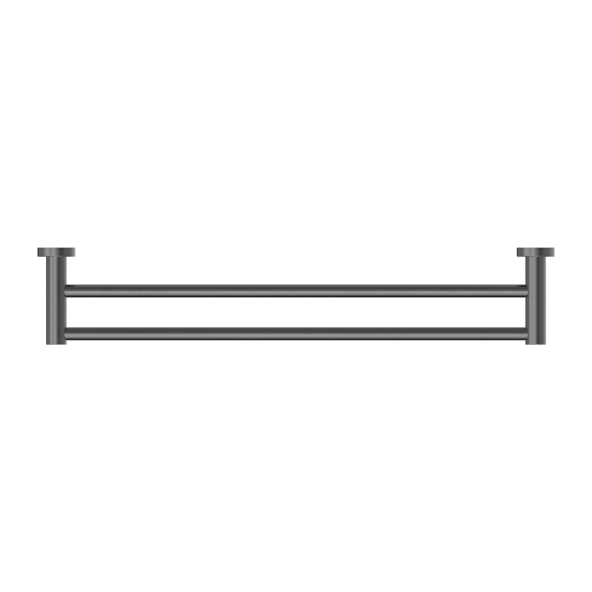 Nero Mecca Double Towel Rail 800mm Gun Metal (NR1930DGM)