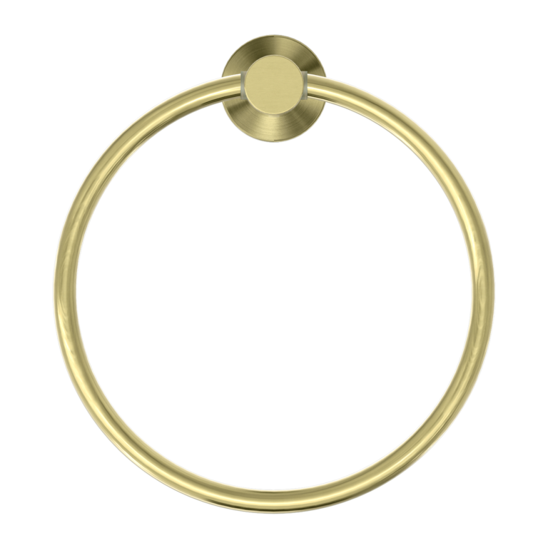 Nero Mecca Hand Towel Ring Brushed Gold (NR1980BG)