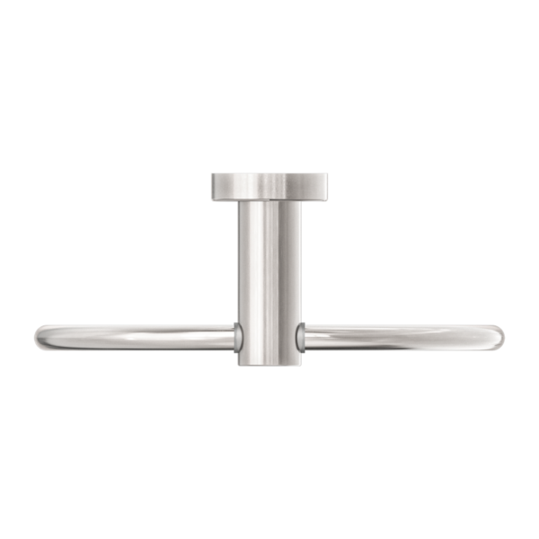 Nero Mecca Hand Towel Ring Brushed Nickel (NR1980BN)
