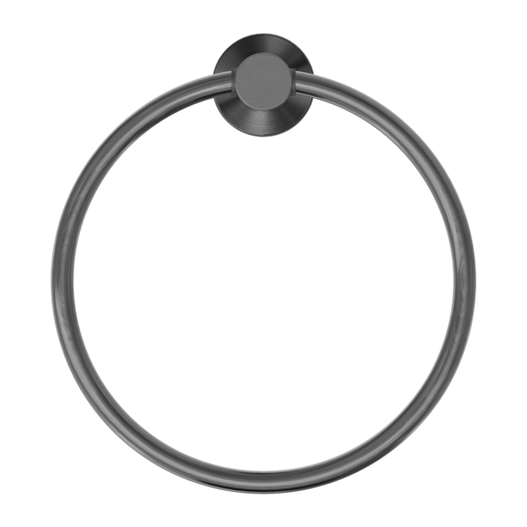 Nero Mecca Hand Towel Ring Gun Metal (NR1980GM)
