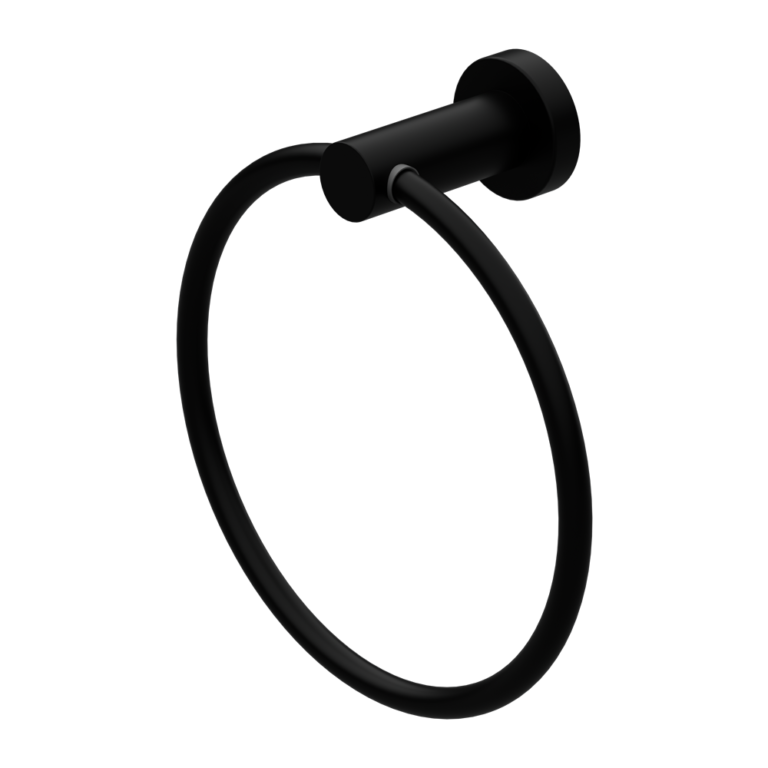 Nero Mecca Hand Towel Ring Matte Black (NR1980MB)