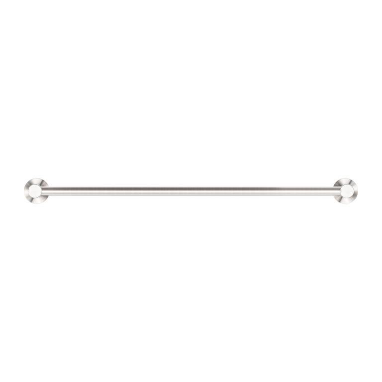 Nero Classic Single Towel Rail 800mm Brushed Nickel (NR2030BN)