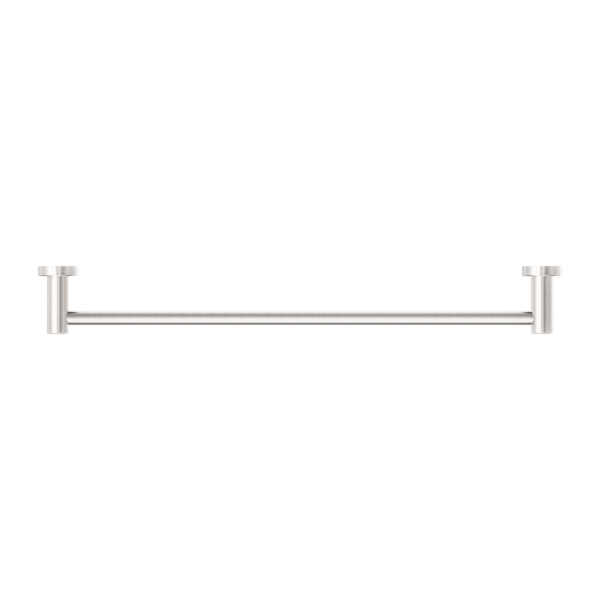 Nero Classic Single Towel Rail 800mm Brushed Nickel (NR2030BN)