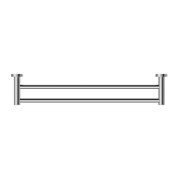 Nero Classic Double Towel Rail 800mm Chrome (NR2030DCH)