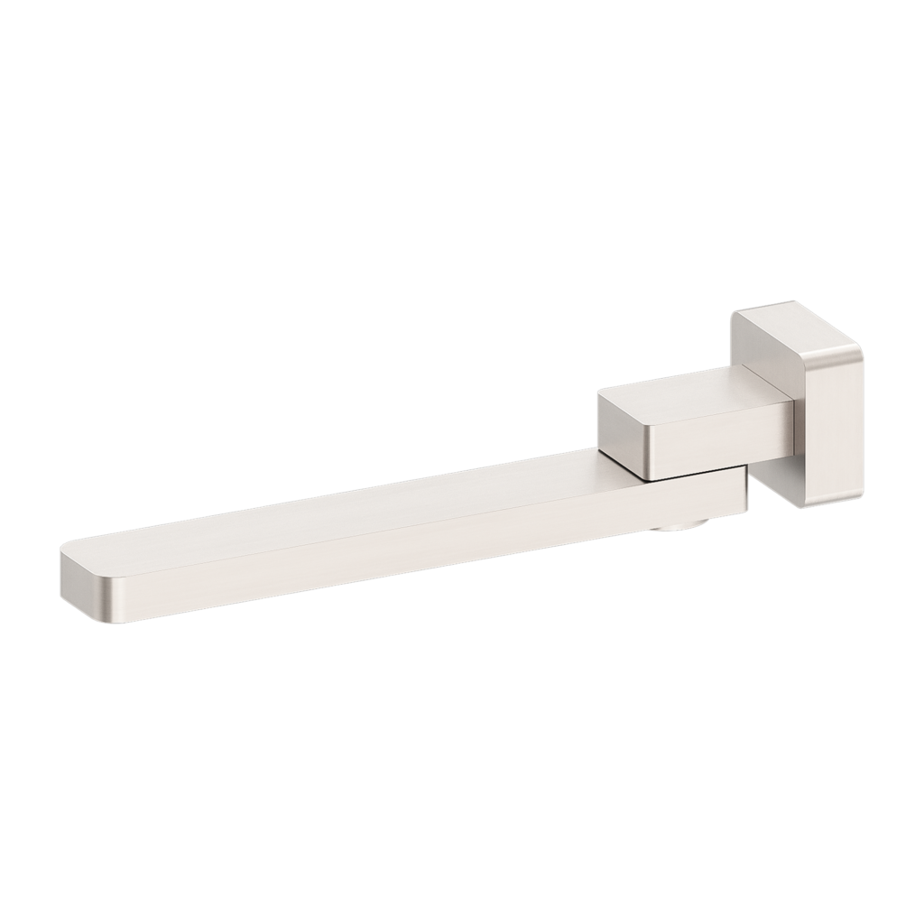 Nero Celia Swivel Bath Spout Brushed Nickel (NR206BN)