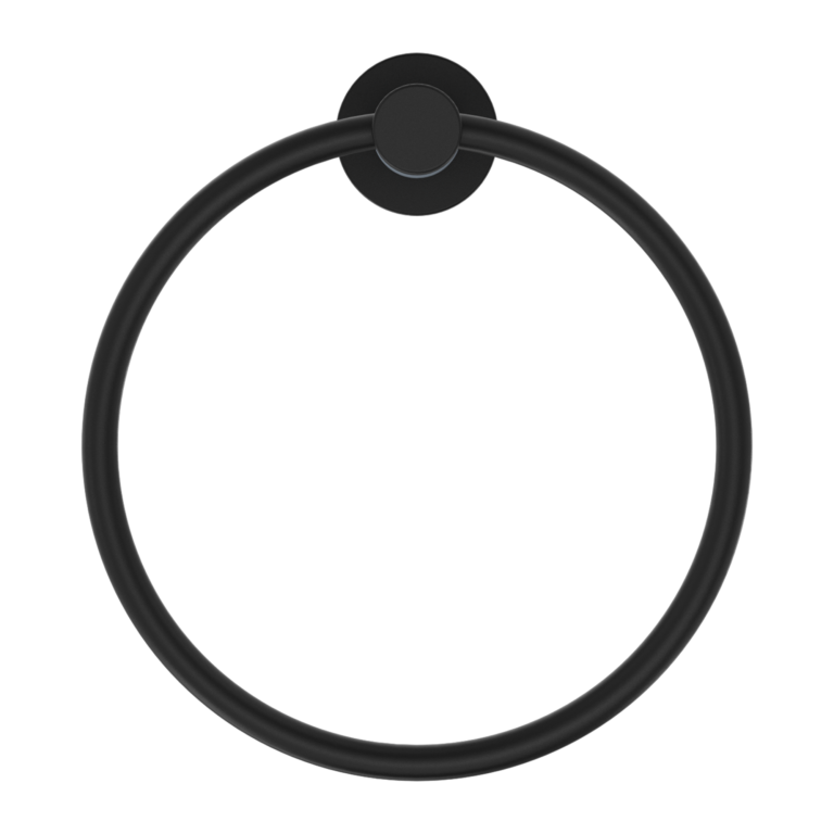 Nero Classic Hand Towel Ring Matte Black (NR2080MB)