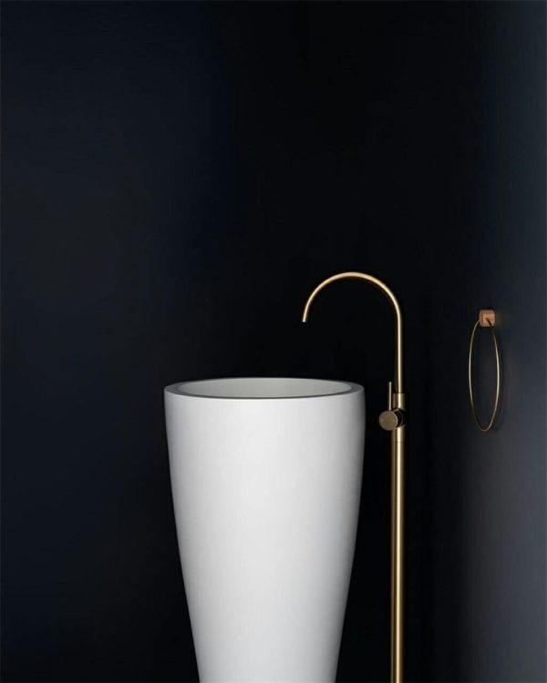 Nero Mecca Freestanding Bath Mixer Brushed Gold (NR210903A01BG)