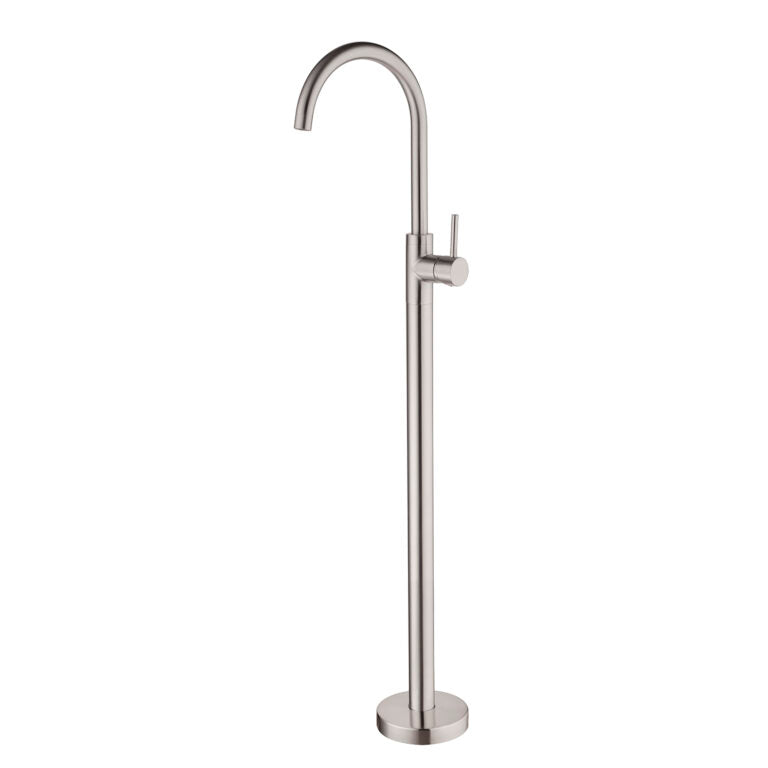 Nero Mecca Freestanding Bath Mixer Brushed Nickel (NR210903A01BN)