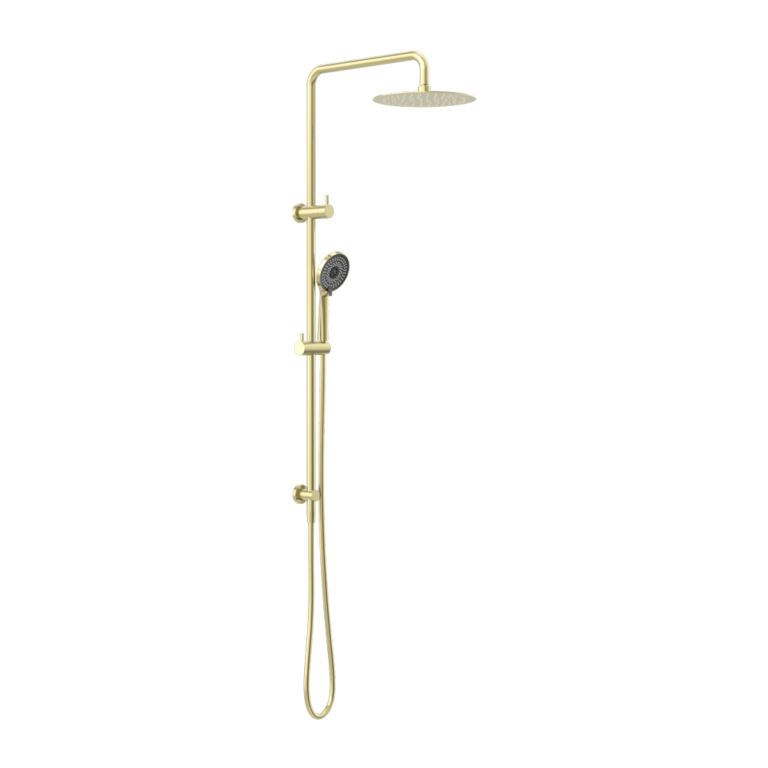 Nero Round Projet Twin Shower Brushed Gold (NR232105DBG)