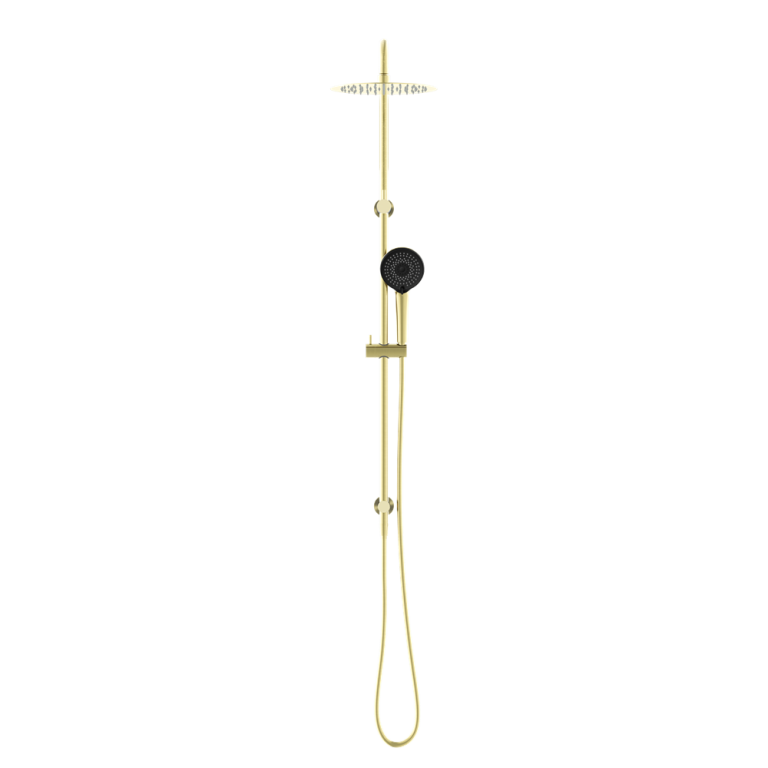 Nero Round Projet Twin Shower Brushed Gold (NR232105DBG)