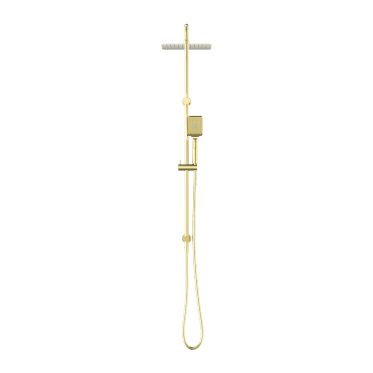 Nero Square Projet Twin Shower Brushed Gold (NR232105EBG)