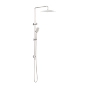 Nero Square Projet Twin Shower Brushed Nickel (NR232105EBN)
