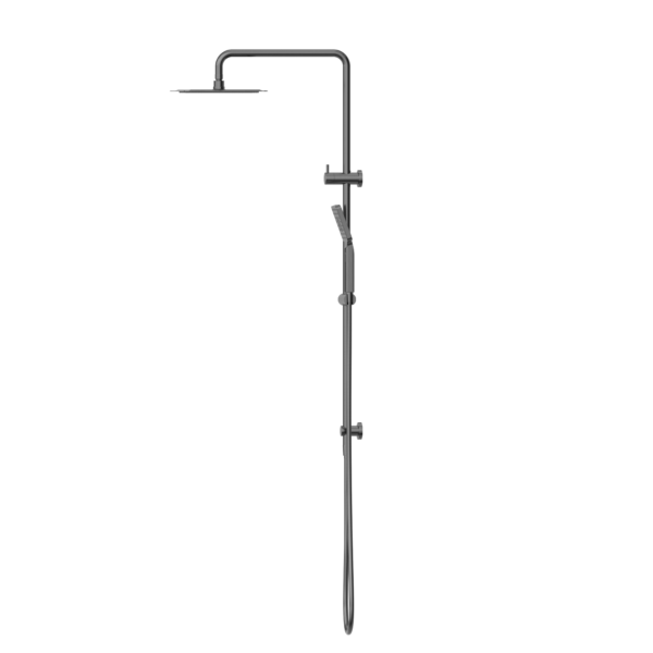 Nero Square Projet Twin Shower Gun Metal (NR232105EGM)
