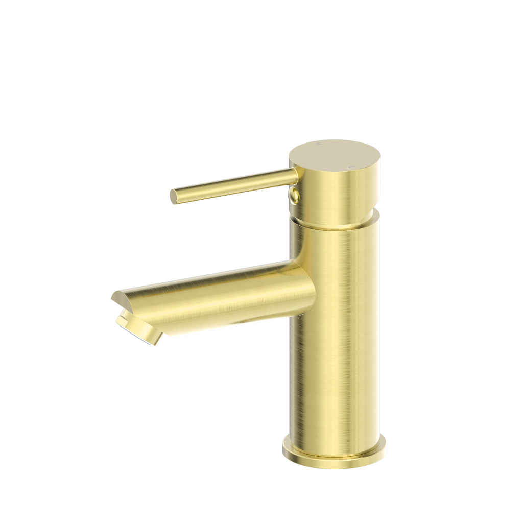 Nero Dolce Basin Mixer Straight Spout Brushed Gold (NR250802BG)
