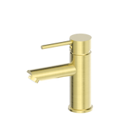 Nero Dolce Basin Mixer Straight Spout Brushed Gold (NR250802BG)