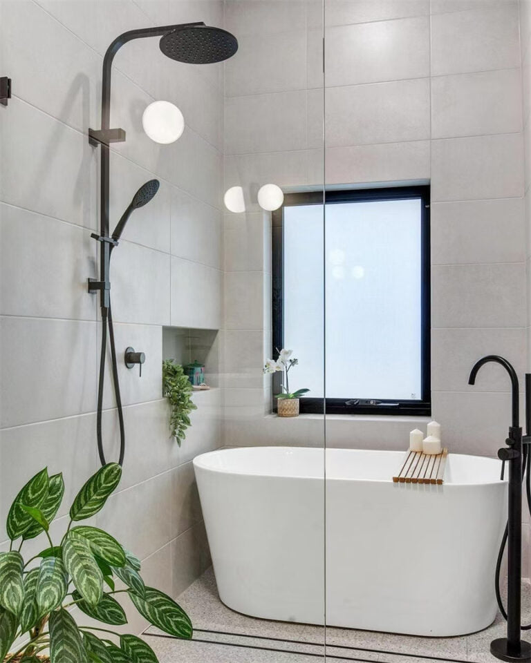 Nero Bianca Twin Shower Matte Black (NR250805CMB)