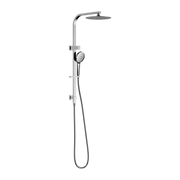 Nero Bianca Twin Shower Chrome (NR250805FCH)