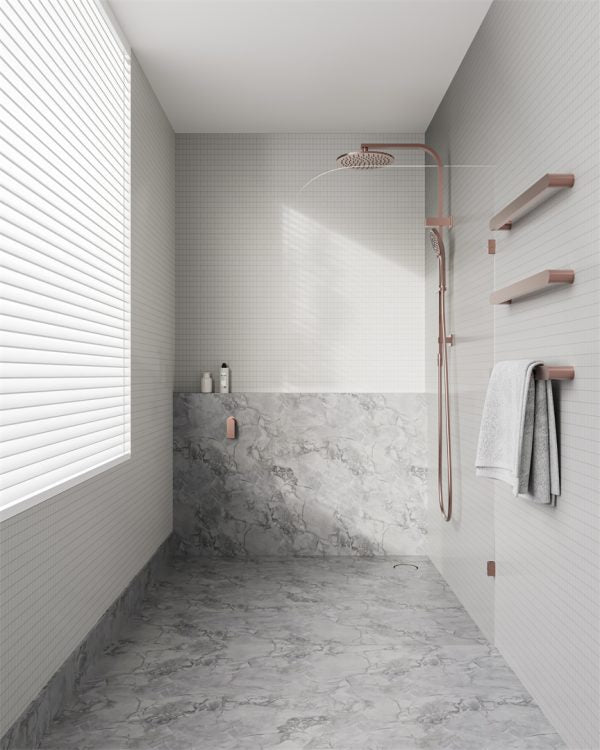 Nero Bianca Twin Shower Brushed Bronze (NR250805FBZ)