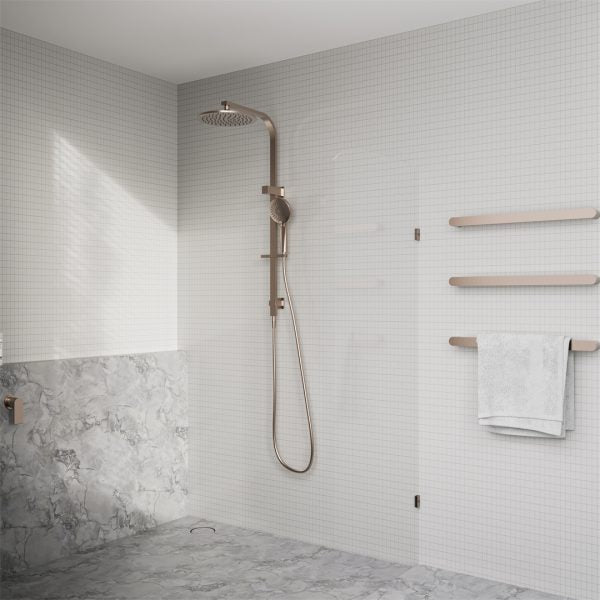 Nero Bianca Twin Shower Brushed Bronze (NR250805FBZ)
