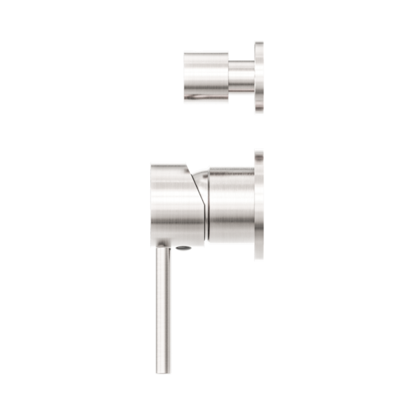 Nero Dolce Shower Mixer With Divertor Separate Back Plate Brushed Nickel (NR250811EBN)