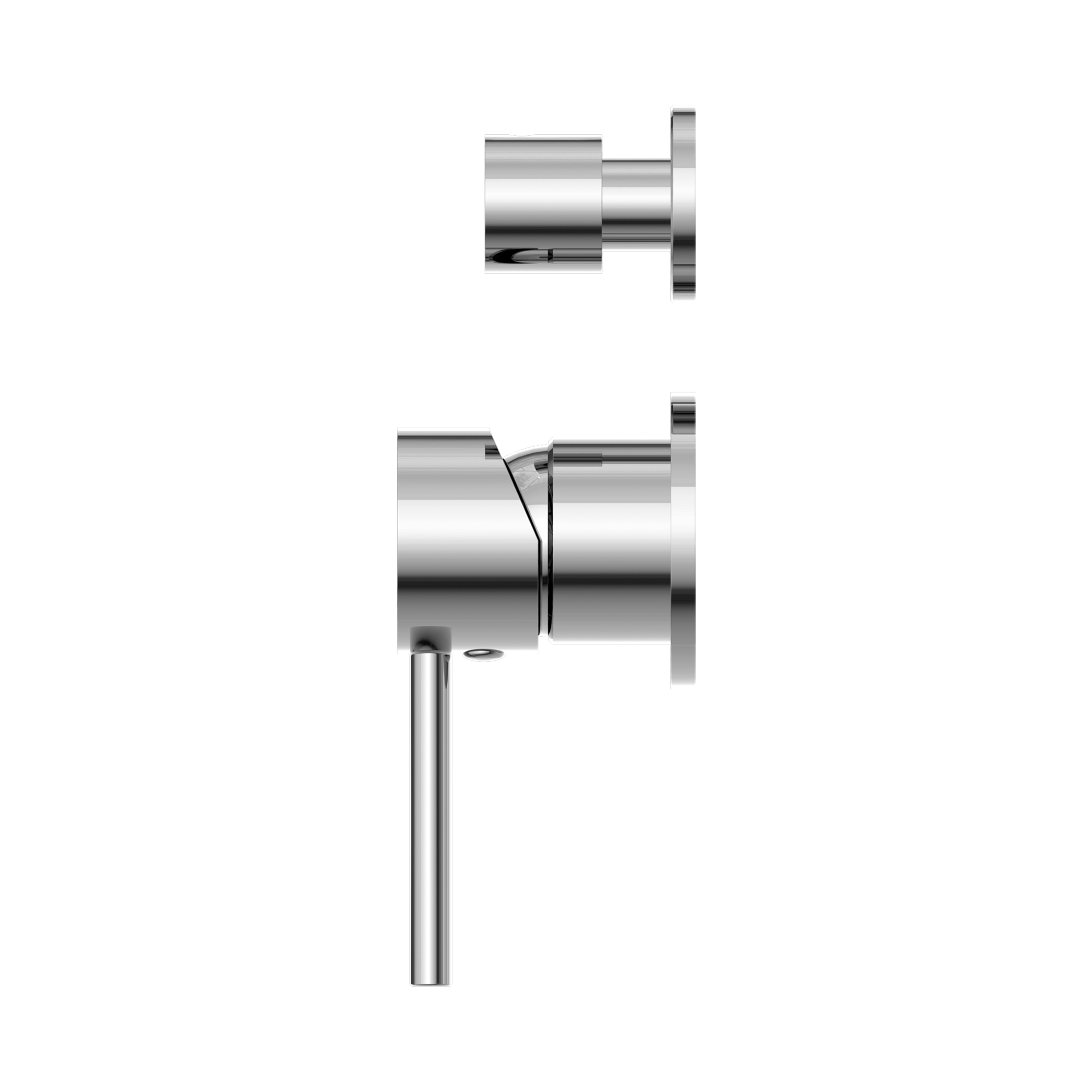 Nero Dolce Shower Mixer With Divertor Separate Back Plate Chrome (NR250811ECH)