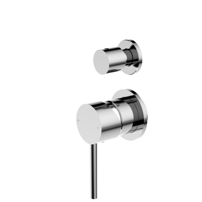 Nero Dolce Shower Mixer With Divertor Separate Back Plate Chrome (NR250811ECH)