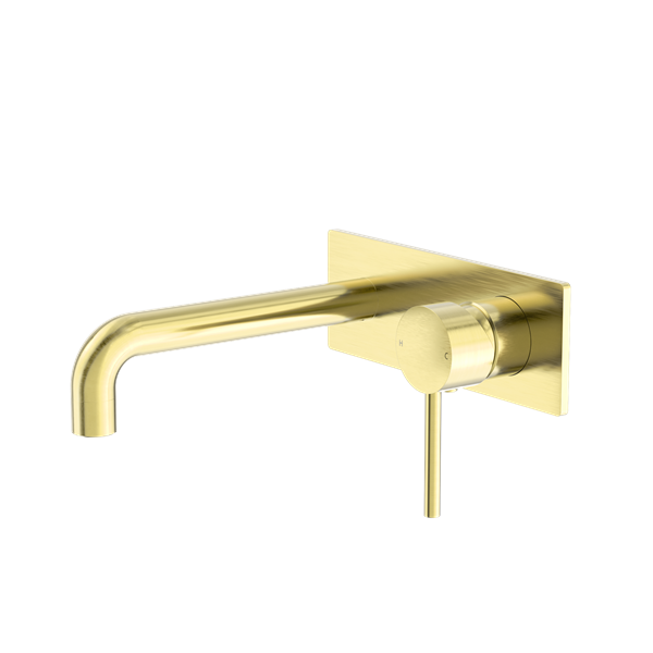 Nero Dolce Wall Basin/Bath Mixer Brushed Gold (NR250810BBG)