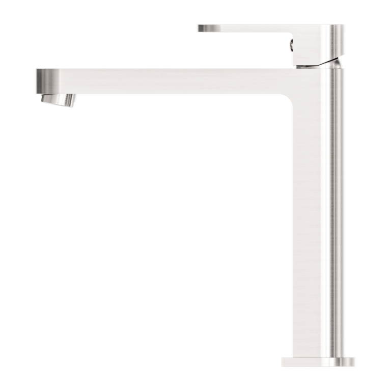 Nero Ecco Tall Basin Mixer Brushed Nickel (NR301301ABN)