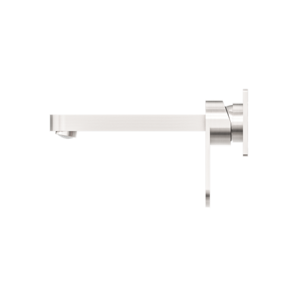 Nero Ecco Wall Basin/Bath Mixer Brushed Nickel (NR30131ABN)